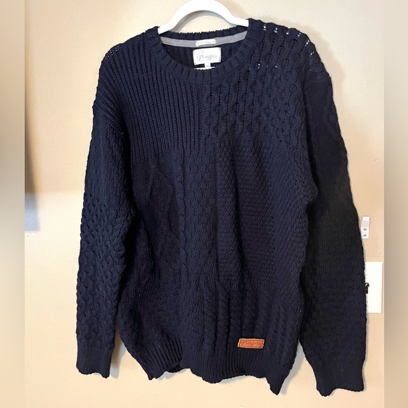 Peregrine Men’s New Wool Fisherman Sweater - Picture 1 of 7